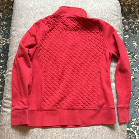 L.L. Bean Quilted Quarter-Zip Pullover (Petite Small) - Picture 6 of 6